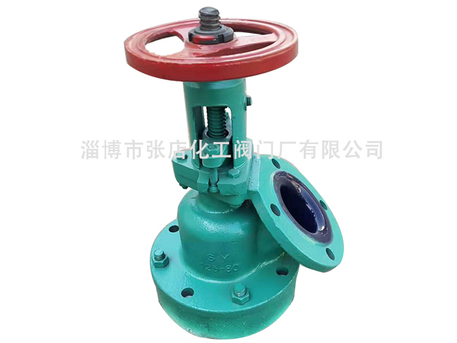 上（下）展搪瓷放料閥HG5-16-79